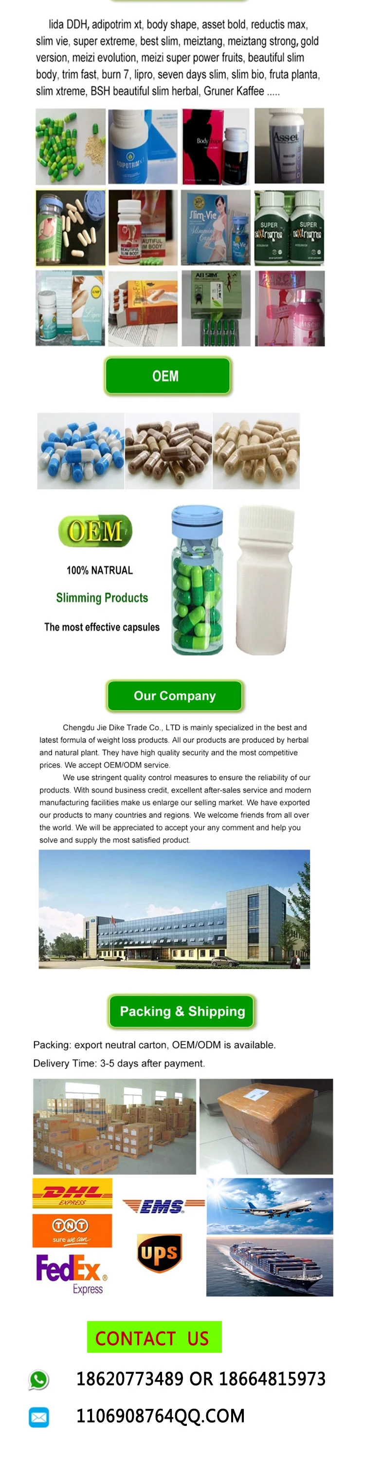 Cheapest Price with Stock Natural Slimming Weight Loss Capsule-Trim Fast